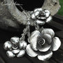 Thai Silver and Roses Hand Wrought Sterling - OutOfAsia